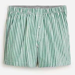 J crew patterned boxers jungle green stripes